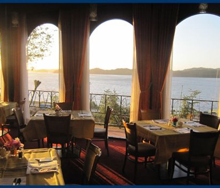 A window table overlooking Prince Rupert Harbour